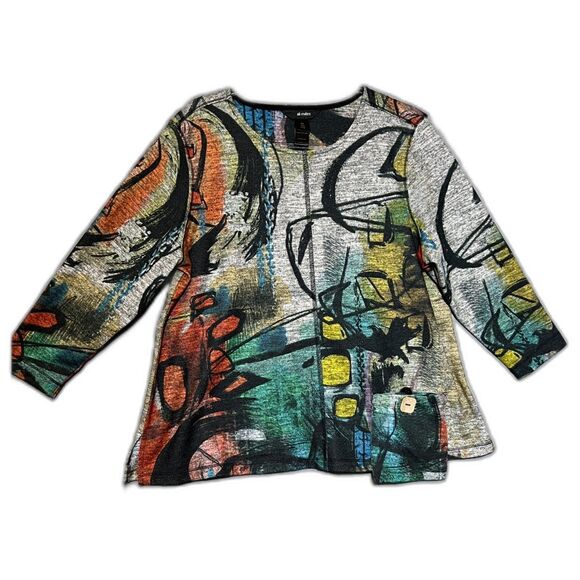 Ali Miles Abstract Print With Lovely Colors Overhead (PXL) - Picture 6 of 11